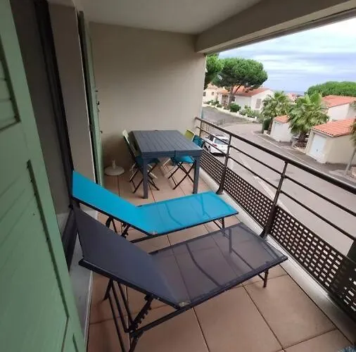 T2 2/6 P Clim Vue Piscine Parking Privé à Pied Apartamento